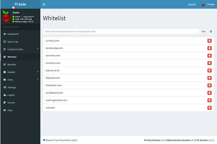 Whitelist