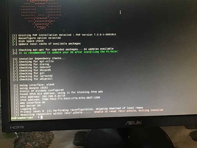 Web interface not working - Help - Pi-hole Userspace