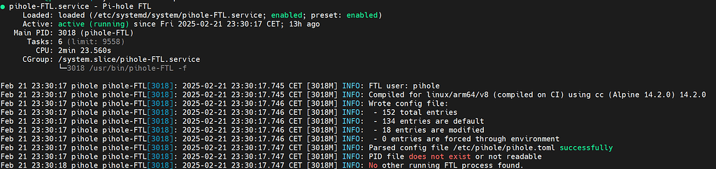 V6 web interface not reachable - Help - Pi-hole Userspace
