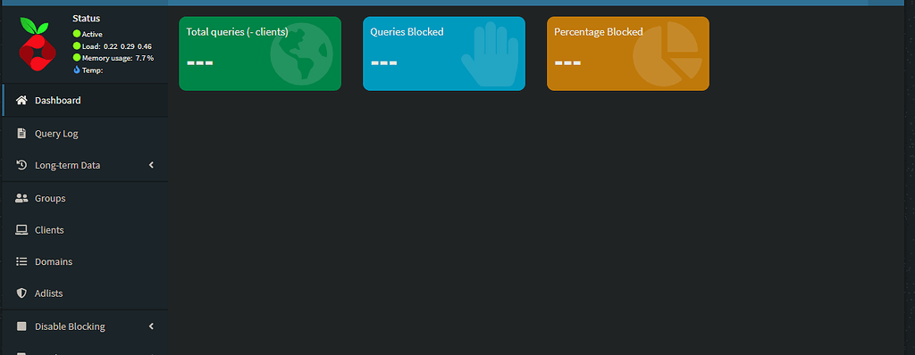 Client, Queries, Percentage showing nothing (---) - Community Help - Pi ...