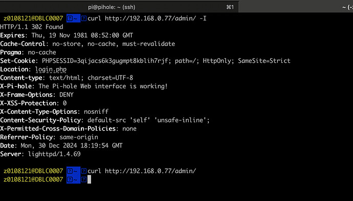 Cannot access Web Interface after installation - Help - Pi-hole Userspace