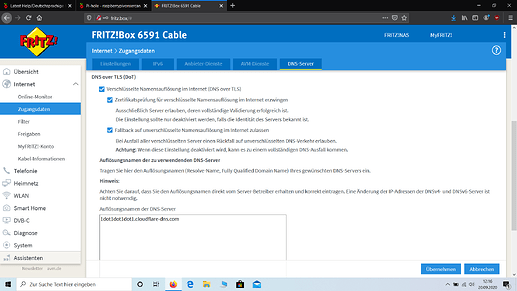 4.Zugangsdaten - DoT