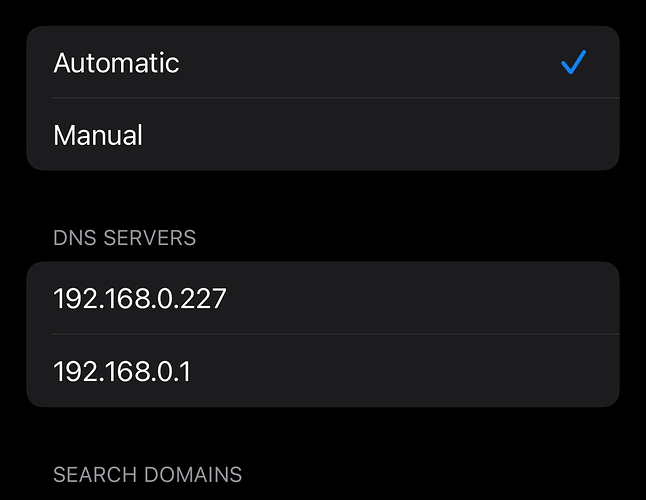Cellphone - WiFi settings
