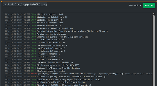 -2 Domains on Blocklist (after updating pihole) - Beta 6.0 - Pi-hole ...