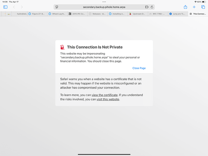 iPad - Safari