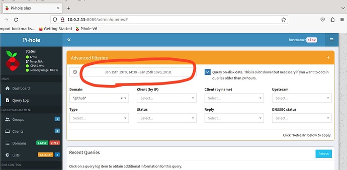 Pihole-v6 Date Error