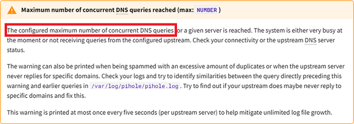dnsmasq warnings