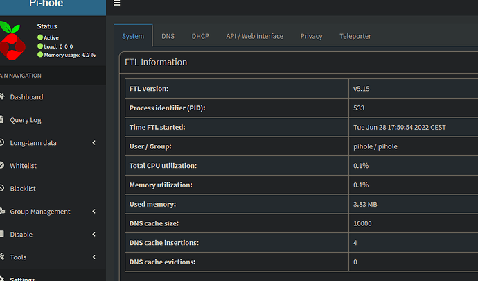 pihole-sys