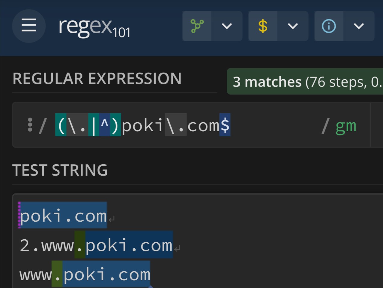 Blacklisting von Domains + Subdomains per Regex - Deutschsprachige ...