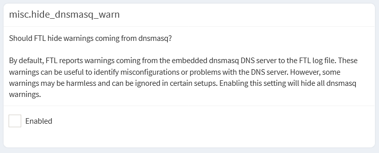 connection error in pihole dashboard - Help - Pi-hole Userspace