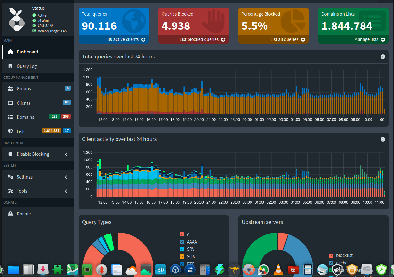 [ problem solved ] Only OPNsense is displayed as a client in the Pi ...